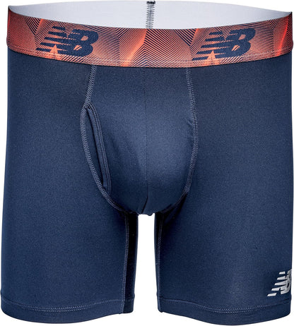 Men'S 6" Premium Performance Boxer Brief with Fly Front (3 Pack)