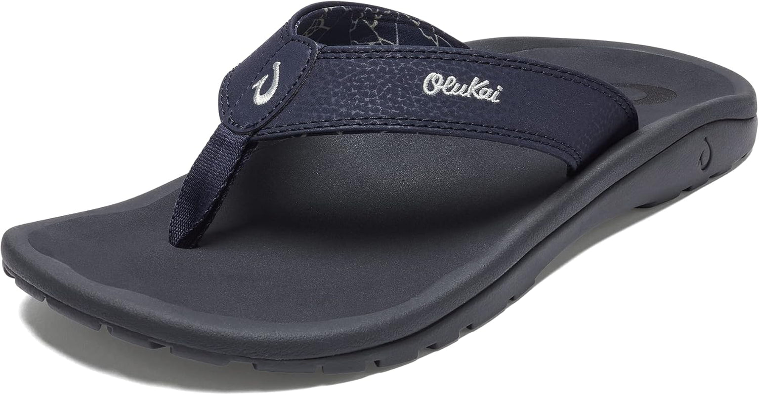 Ohana Men'S Beach Sandals, Quick-Dry Flip-Flop Slides, Water Resistant & Lightweight, Compression Molded Footbed & Ultra-Soft Comfort Fit